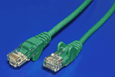 UTP patchkabel kat. 5e, 0,5m, zelený
