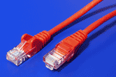 UTP patchkabel kat. 5e, 15m, červený