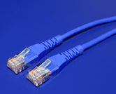 UTP patchkabel kat. 5e, 1m, modrý