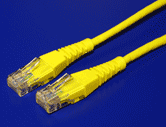 UTP patchkabel kat. 5e, 3m, žlutý