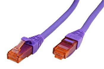 UTP patchkabel kat. 6, Component Level, 20m, LSOH, fialový