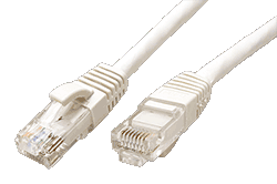 UTP patchkabel kat. 6, LSOH, bílý, 1,5m