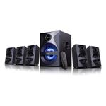 POŠKOZENÝ OBAL - FENDA F&D repro F3800X/ 5.1/ 80W/ černé/ FM rádio/ USB/SD přehrávání/ dálkové ovládání