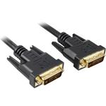 PremiumCord DVI-D propojovací kabel/ dual-link/ DVI(24+1)/ MM/ 3m/ černý