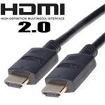 PremiumCord HDMI 2.0 High Speed+Ethernet, zlacené konk., 15m