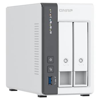 QNAP TS-216G (4core 2,0GHz + NPU, 4GB RAM, 2x SATA, 1x GbE, 1x 2,5GbE, 2x USB 2.0, 1x USB 3.2)