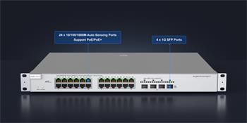 Reyee RG-NBS5100-24GT4SFP-P, 28-Port Gigabit Layer 3 PoE Switch