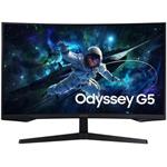 Samsung Odyssey/G55C/27"/VA/QHD/165Hz/1ms/Black/2R