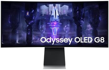 Samsung Odyssey/G85SB/34"/OLED/3440x1440/175Hz/0,1ms/Silver/2R