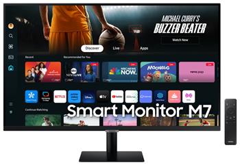 Samsung Smart Monitor/M70D/32"/VA/4K UHD/60Hz/4ms/Black/3R