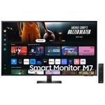 Samsung Smart Monitor/M70D/43"/VA/4K UHD/60Hz/4ms/Black/2R