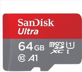 SanDisk Ultra/micro SDXC/64GB/UHS-I U1 / Class 10/+ Adaptér