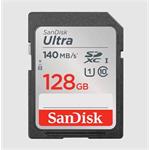 SanDisk Ultra/SDXC/128GB/140MBps/UHS-I U1 / Class 10/Černá