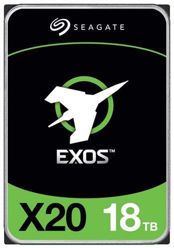 SEAGATE Exos X20 18TB HDD / ST18000NM000D / SAS / 3,5" / 7200 rpm / 256MB / 512E/4KN