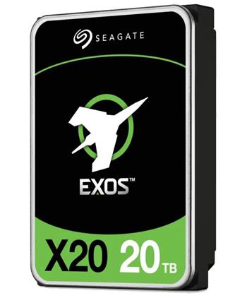 Seagate EXOS X20 20TB HDD / ST20000NM007D / Interní 3,5" / 7200 rpm / SATAIII / 512E/4KN / 256 MB