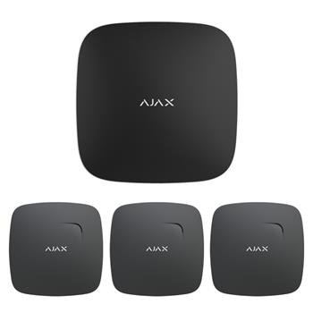 SET Ajax požární ochrana 4G, černá