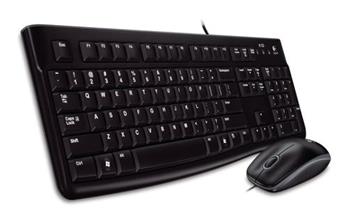 set Logitech MK120, drátový, USB, CZ/SK