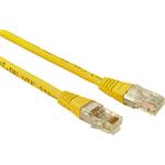 Solarix -  patch kabel CAT5E UTP PVC 0,5m žlutý