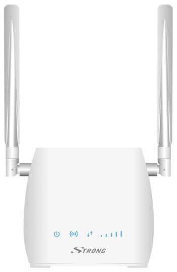 STRONG 4G LTE router 300M/ Wi-Fi standard 802.11b/g/n/ 300 Mbit/s/ 2,4GHz/ 1x LAN/ USB/ SIM slot/ 2 odnímatelné antény