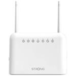 STRONG 4G LTE router 350/ Wi-Fi standard 802.11b/g/n/ 300 Mbit/s/ 2,4GHz/ 4x LAN/ 1x SIM slot/ bílý