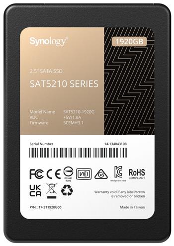 Synology SAT5210/1,9TB/SSD/2.5"/SATA/5R