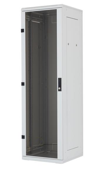 Triton 19' rozvaděč stojanový 32U/600x800 skleněné dveře, šedá