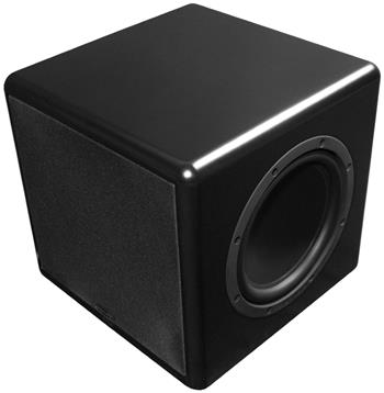 TRUAUDIO CSUB-8 - Kompaktní aktivní 8" subwoofer, 150 W integrovaný zesilovač