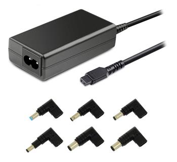 TRX Akyga nabíječka/ napájecí AC adaptér/ 220V/ 20V/ 3.5A/ 65W/ 6 velikostí konektorů/ univerzální