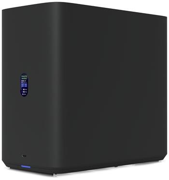 Ubiquiti UniFi UNAS 4 B - NAS server, 4x 3,5" slot HDD, 2x M.2 NVMe SSD slot, RAID, 2.5GbE, 5Gbps USB-C, PoE+++, černý