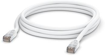 UBNT UACC-Cable-Patch-Outdoor-3M-W, Venkovní UniFi patch kabel, 3m, Cat5e, bílý