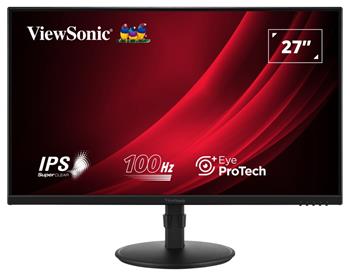 ViewSonic VA2708-HDJ / 27"/ IPS/ 16:9/ 1920x1080/ 5 ms/ 100Hz/ 250cd/m2/ HDMI / VGA / výšk. nast.