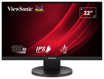 ViewSonic VG2208A-HD/22" 16:9 (21.5"), 1920 x 1080, SuperClear® IPS, VGA, HDMI, DisplayPort, full ergonomic stand, 100H