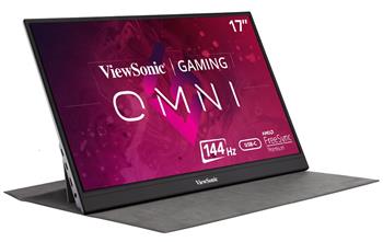 ViewSonic VX1755 OMNI - přenosný mon./ 17,2"/ IPS/16:9/ 1920x1080/4ms/ 144Hz/ 250cd/m2/ miniHDMI/ 2xUSB-C/ integ. stoja