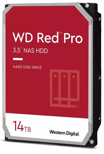 WD RED Pro 14TB / WD142KFGX / SATA 6Gb/s / Interní 3,5"/ 512MB