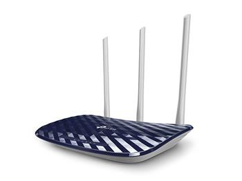 WiFi router TP-Link Archer C20 AC750 dual AP/router, 4x LAN, 1x WAN/ 300Mbps 2,4/ 433Mbps 5GHz