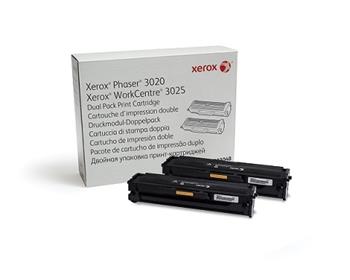 Xerox Toner Black pro Phaser 3020, WorkCentre 3025 dualpack (2x 1.500 str.)