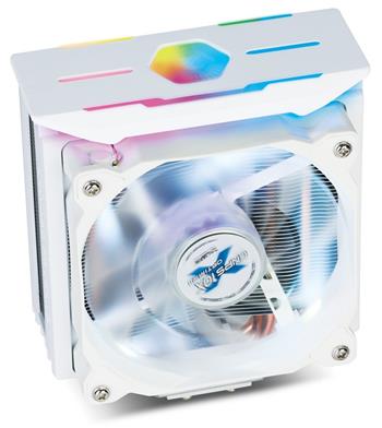 Zalman chladič CPU CNPS10X OPTIMA II / 120mm RGB ventilátor / heatpipe / PWM / výška 160mm / pro AMD i Intel / bílý