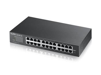 ZYXEL 24xGb fanless rack switch GS1100-24E v3